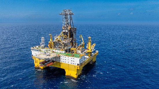 2024年8月17日，海南陵水，深海一號二期鉆井平臺。